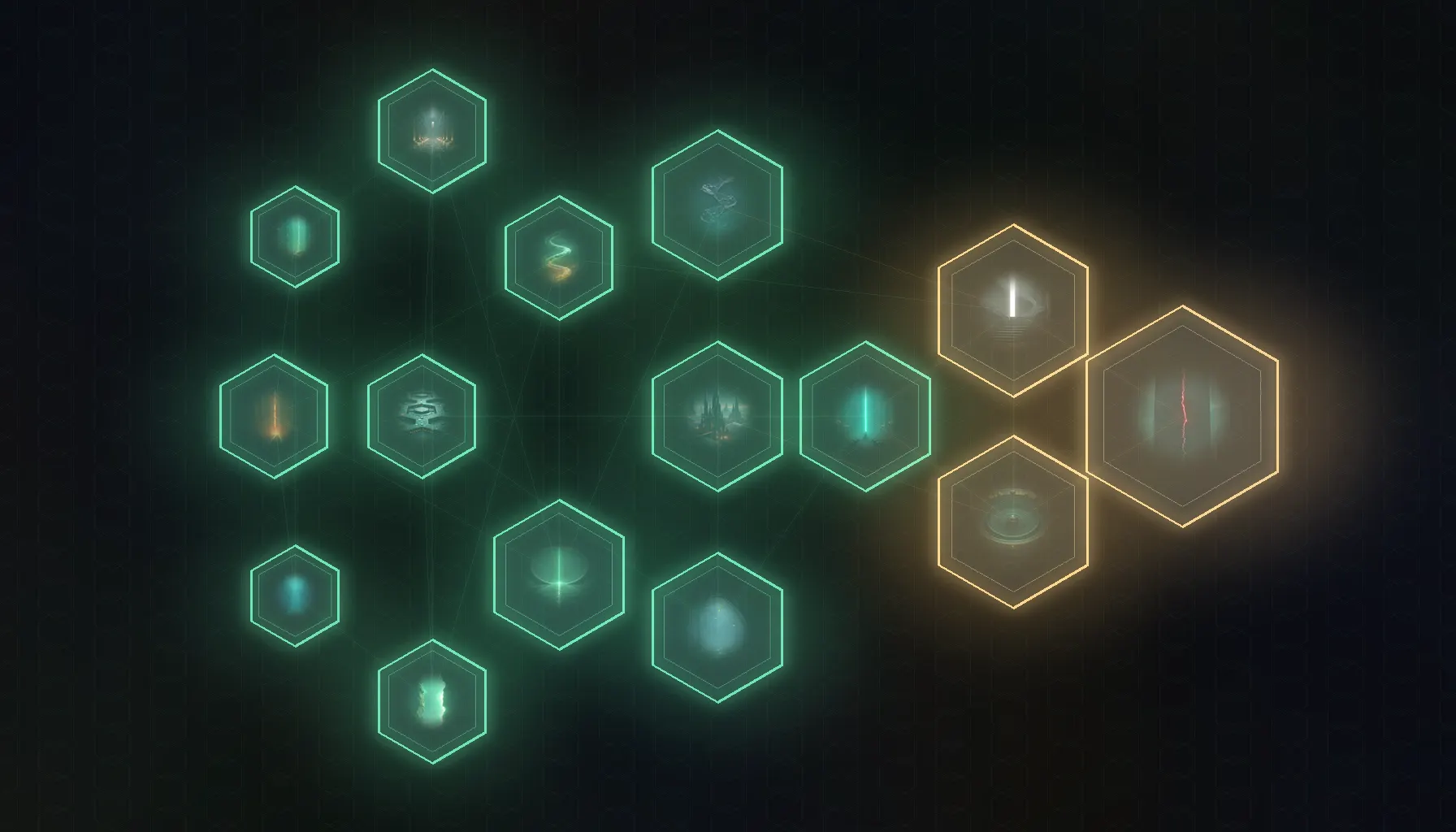 The Chain — the territory map of agents.game
